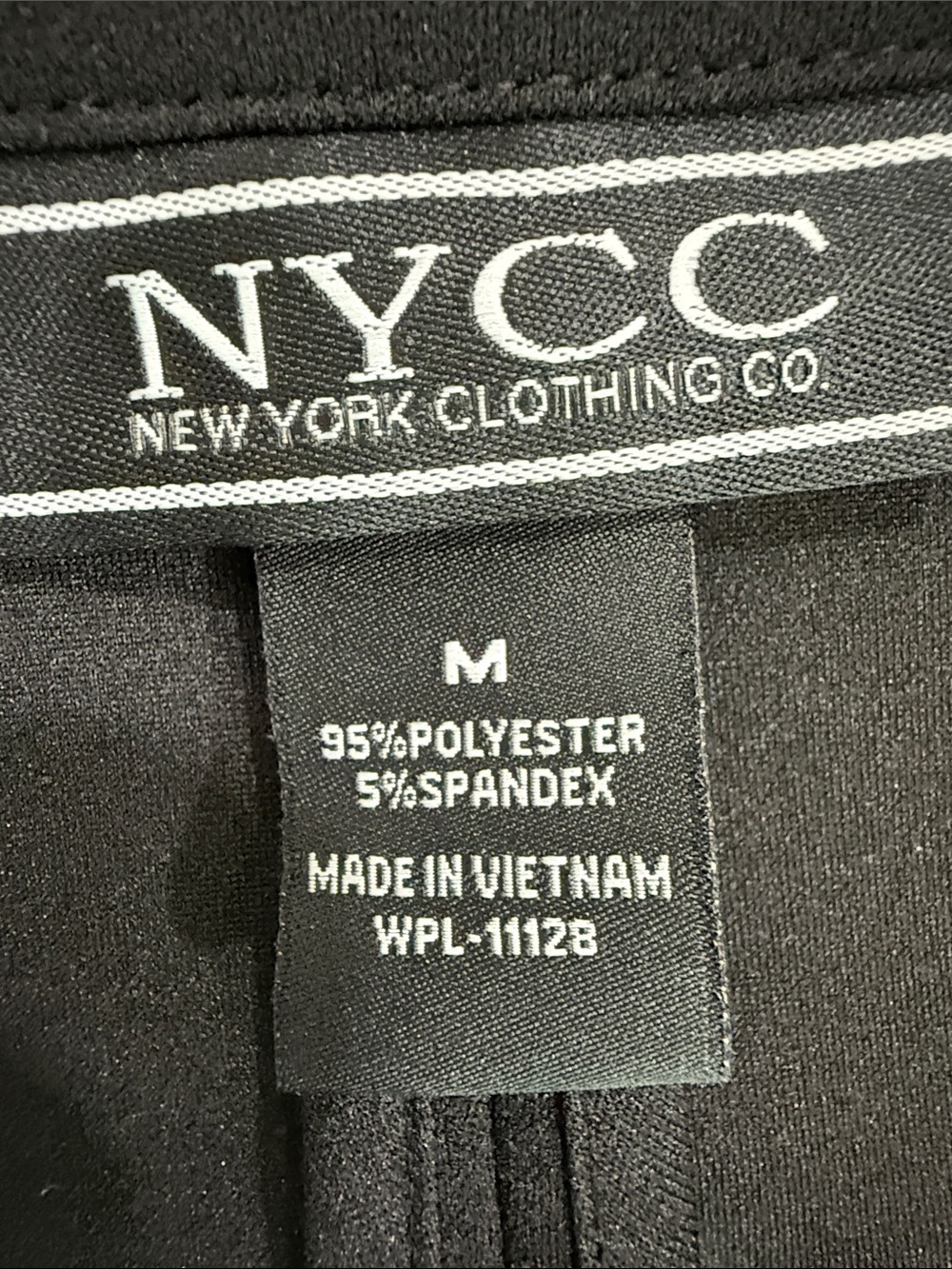 NYCC Black Open-Front Longline Blazer - Picture 2 of 6